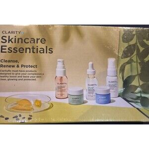 Clarity RX Skincare Essentials Kit, Cleanse Daily, Get Clean & More New, Sealed